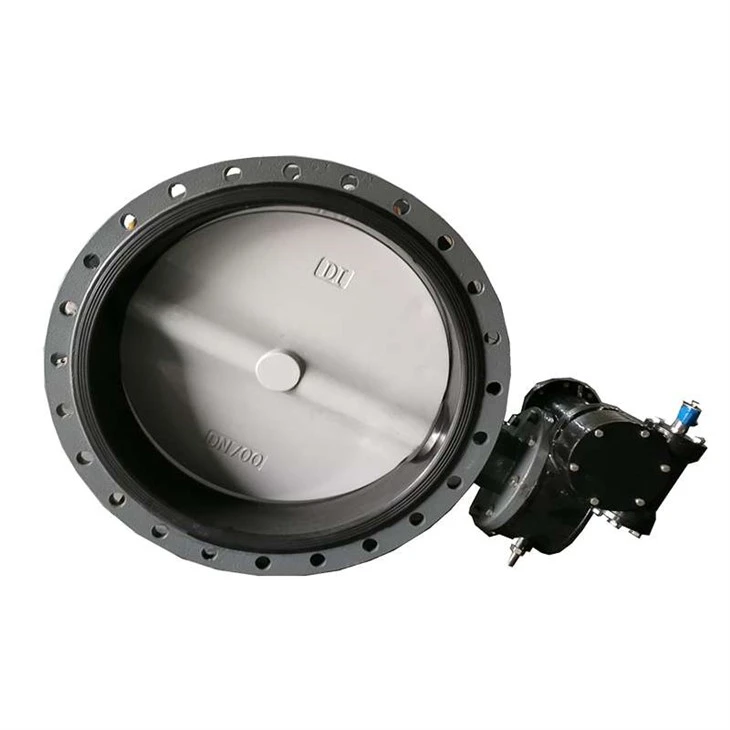 Large Diameter Turbine Flange Butterfly Valve